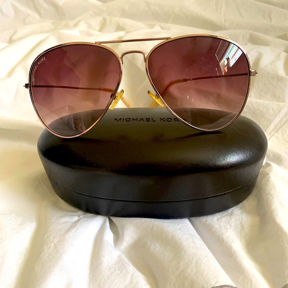 Michael Kors Aviator Sunglasses